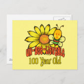 100e verjaardag - Ongelooflijk op 100 jaar oud Briefkaart (Voorkant / Achterkant)