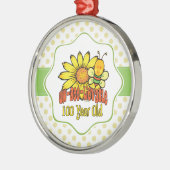 100e verjaardag - Ongelooflijk op 100 jaar oud Metalen Ornament (Links)