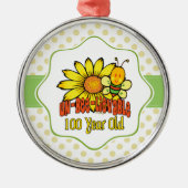 100e verjaardag - Ongelooflijk op 100 jaar oud Metalen Ornament (Voorkant)