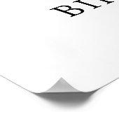 100e verjaardag Paarse roze bloem Welkomstteken Poster (Hoek)