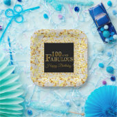 100e verjaardag papieren bordje (Feest)