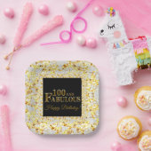 100e verjaardag papieren bordje (Feest)