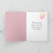 100e verjaardag Rose Bouquet Kaart (Binnen)