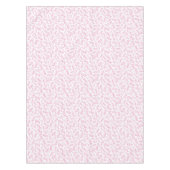 100e verjaardag roze en wit nummerpatroon tafelkleed (Voorkant)