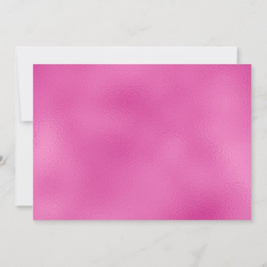 100e verjaardag roze taart uitnodiging (Achterkant)