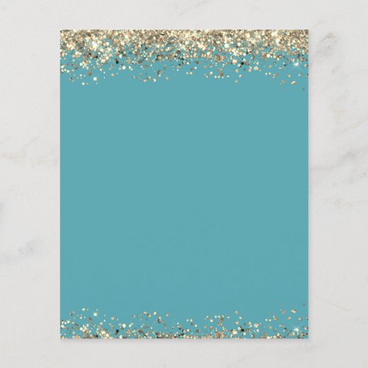 100e verjaardag Save the Date Budget Invitation (Achterkant)