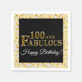 100e verjaardag servet