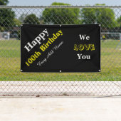 100e verjaardag spandoek (Insitu)