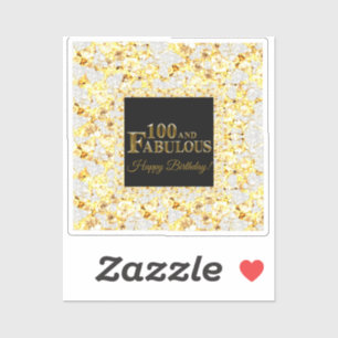 100e verjaardag sticker