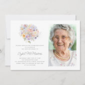 100e verjaardag Surprise Party Bloemenboeket Kaart (Voorkant)