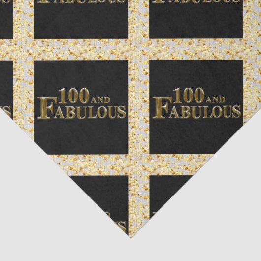 100e verjaardag tissuepapier (Detail)