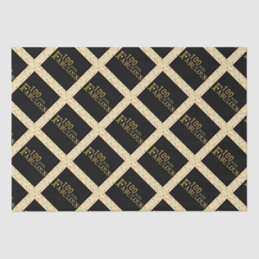 100e verjaardag tissuepapier (Voorkant)