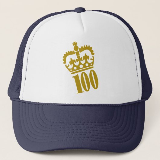 100e verjaardag trucker pet (Voorkant)