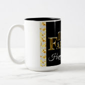 100e verjaardag tweekleurige koffiemok (Links)