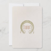 100e verjaardag Uitnodiging Art Nieuw bij Mucha (Achterkant)