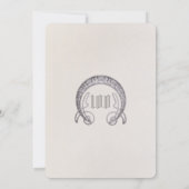 100e verjaardag Uitnodiging Art Nieuw bij Mucha (Achterkant)