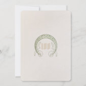 100e verjaardag Uitnodiging Art Nieuw bij Mucha (Achterkant)