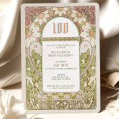 100e verjaardag Uitnodiging art. Nieuwe dagen