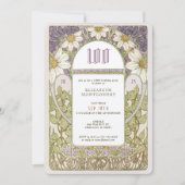 100e verjaardag Uitnodiging art. Nieuwe dagen (Voorkant)