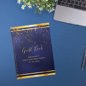 100e verjaardag van de 100 donkerblauwe gouden gas notitieboek