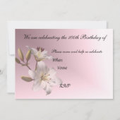 100e verjaardag van de uitnodiging van de Birthday (Achterkant)