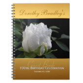 100e verjaardag van de viering van de Peony - aang Notitieboek (Voorkant)