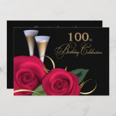 100e verjaardag van de viering van de verjaardag A Kaart (Voorkant / Achterkant)