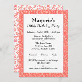 100e verjaardag van het Koraal/het Witte Patroon v Kaart (Voorkant / Achterkant)