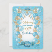 100e verjaardag van het ontwerp van de Dames Blue Kaart (Voorkant)