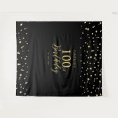 100e verjaardag van Hundred Gold en Black Wandkleed (Voorkant (horizontaal))