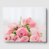 100e verjaardag van roze rozen gastenboek (Achterkant)