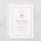 100e verjaardag verrassingsfeest grillige Doodle Kaart (Voorkant)