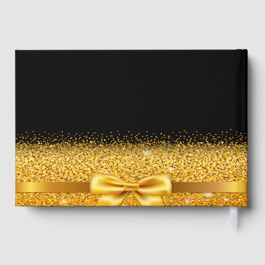 100e verjaardag Zwarte gouden boog Gastenboek (Achterkant)