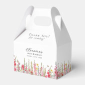 100e verjaardagsfeest augustus Geboortemaand Bloem Bedankdoosjes (Voorkant Zijde)