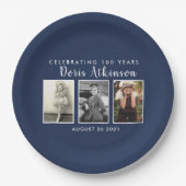 100e verjaardagsfoto, bord (Voorkant)