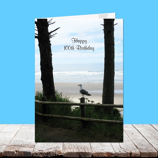 100e verjaardagskaarten kaart
