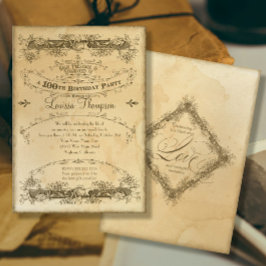 100e verjaardagskertijd thee gewonnen kaart