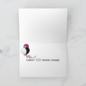 100e verjaardagslichtgaarlicht op de muur kaart (Binnen)