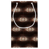 100e verjaardagsmarque licht op steen klein cadeauzakje (Achterkant)