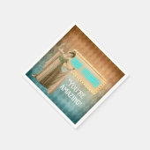 100e  zangeraplepel van Birthday Napkins Servet (Hoek)