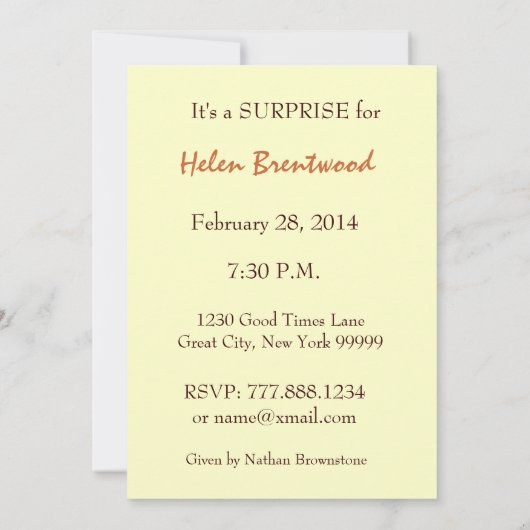 100e ZUIVERE goudbloem Kaart (Achterkant)