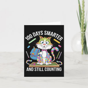 100ste dag Grappige Outfit Leraar &amp; Student 10 Kaart