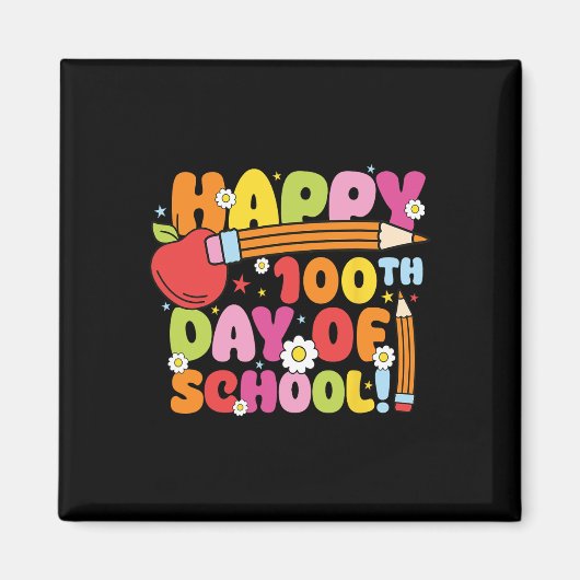 100ste dag leerkracht Kinderen 100 dagen Magneet (Voorkant)