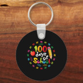 100ste dag leerkrachten 100 Da Sleutelhanger (Voorkant)