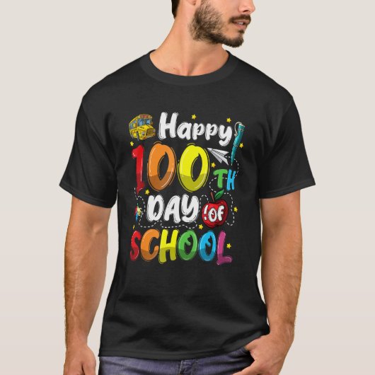100ste dag leerling 100 dagen t-shirt (Voorkant)