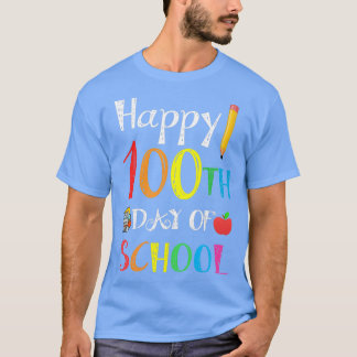 100ste dag school 100 dagen slimmere cadeautjes t-shirt
