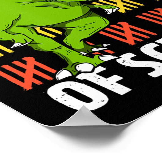 100ste Dag School 100ste Dag Leraar Jongens Kinder Poster (Hoek)