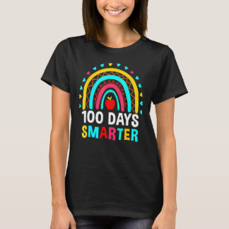 100ste dag schoolleraar regenboog 100 dagen t-shirt