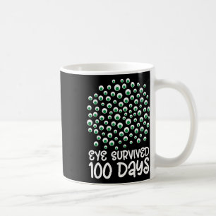 100ste dag schoolmonster Googly Eye overleefde 10 Koffiemok