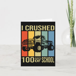 100ste dag schooltruck Ik verpletterde 100 dagen S Kaart